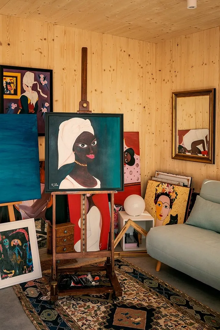 Atelier d’artiste, studio en ossature bois Greenkub (Côtes-d’Armor)