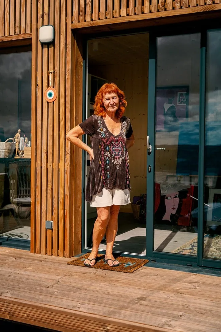 Atelier d’artiste, studio en ossature bois Greenkub (Côtes-d’Armor)