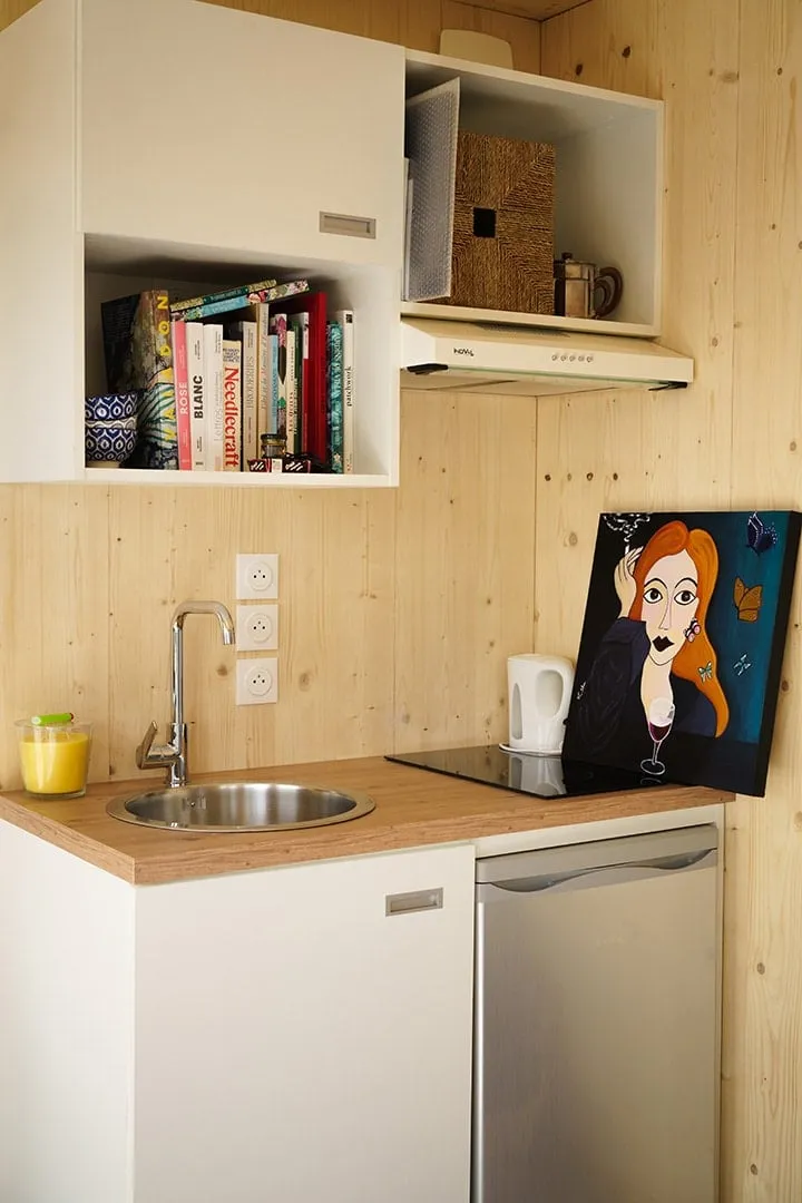 Atelier d’artiste, studio en ossature bois Greenkub (Côtes-d’Armor)