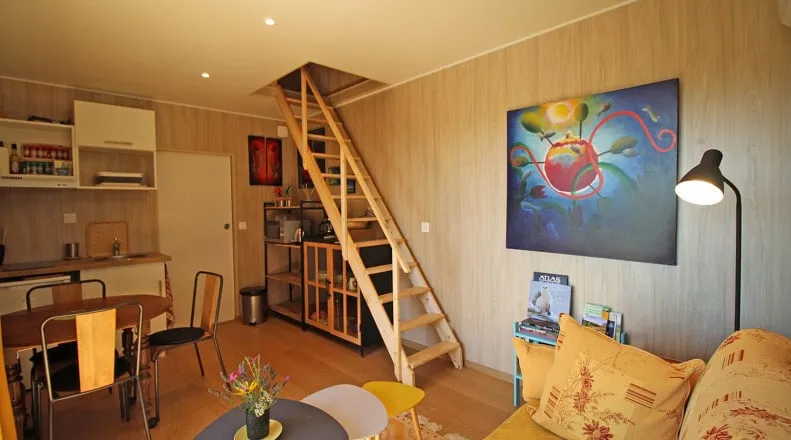Aménagement intérieur d’un chalet