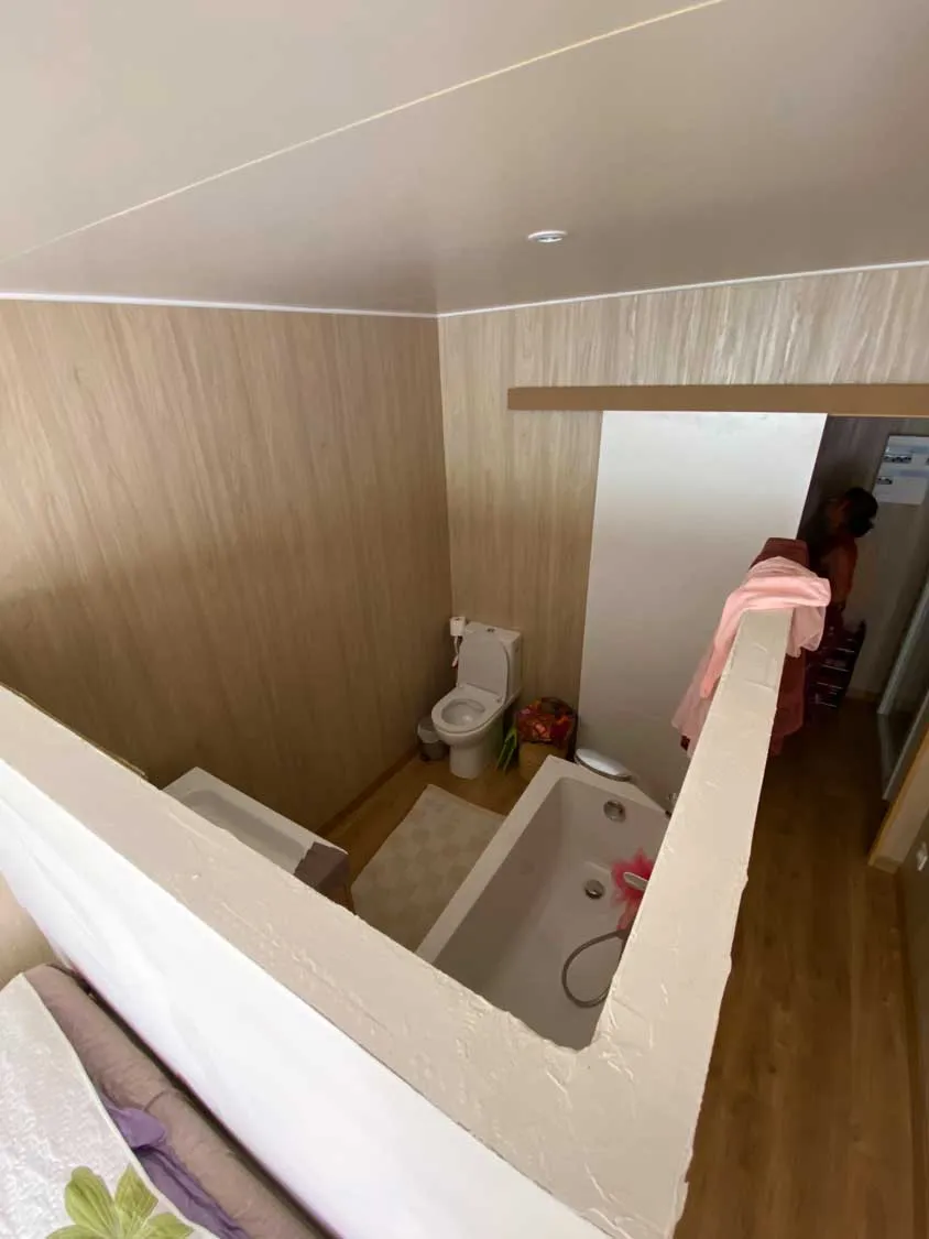 Intérieur d’une extension de maison greenkub 20m2