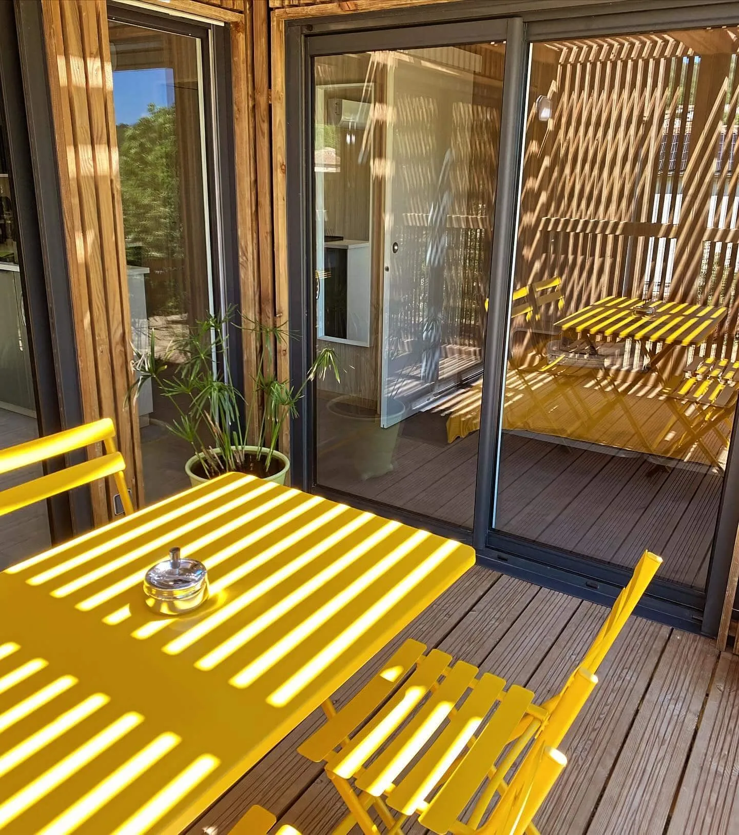 Location saisonnière de 40 m², studio en ossature bois Greenkub (Ardèche)