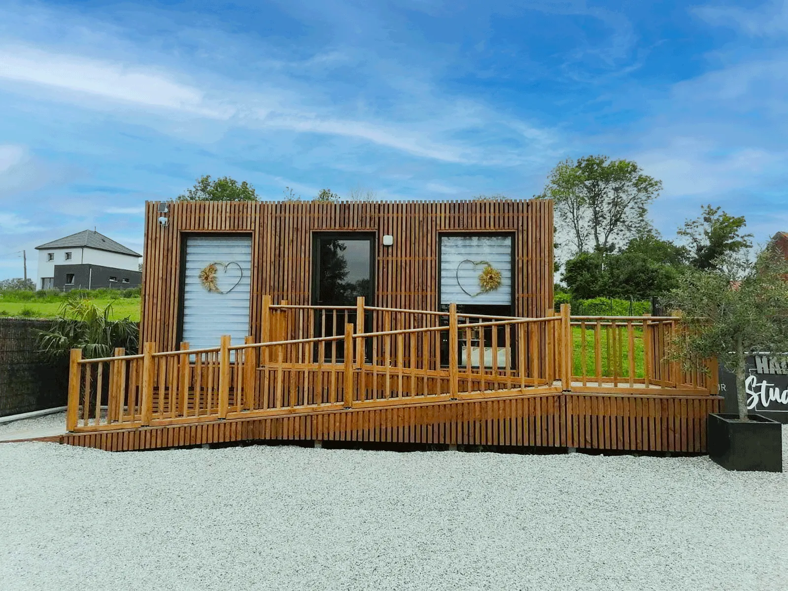 Local professionnel en bois