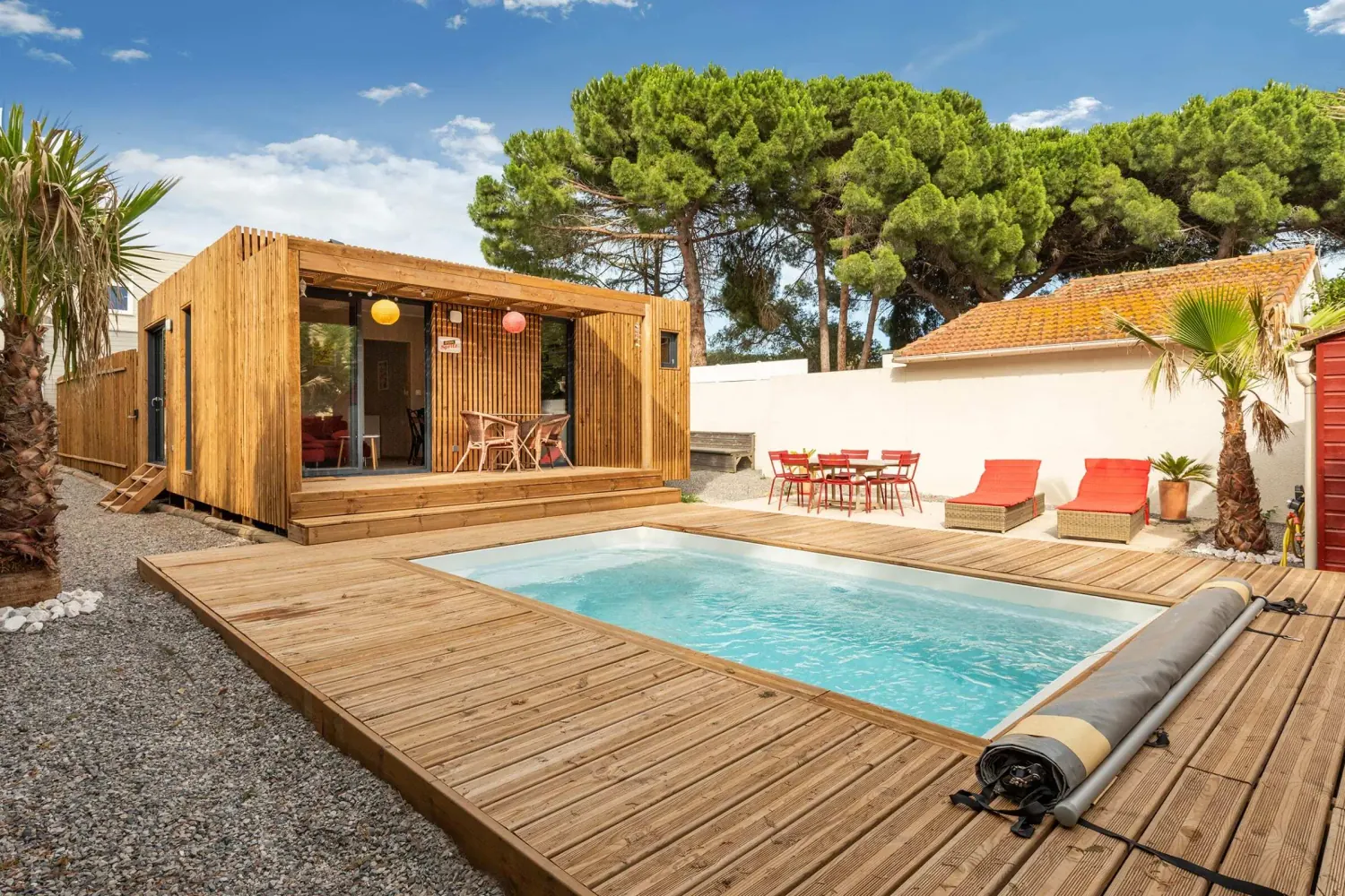 4 personnes de 40 m², studio en ossature bois Greenkub (Hérault)