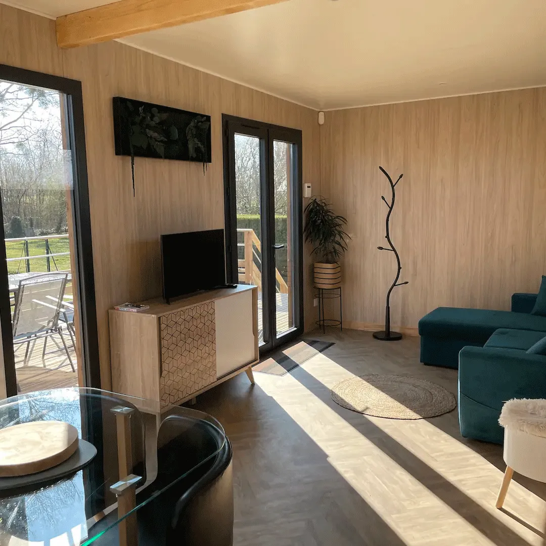 Location saisonnière de 40 m², studio en ossature bois Greenkub (Hérault)