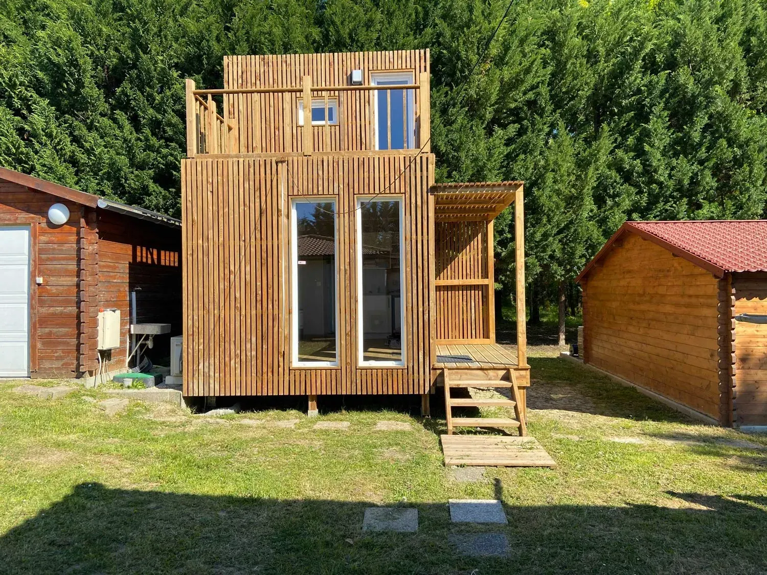 Réalisation Greenkub : maison en ossature bois de 30 m² en ossature bois