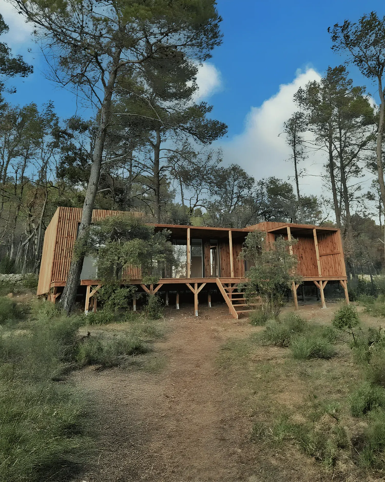 Réalisation Greenkub : maison en ossature bois de 50 m² en ossature bois