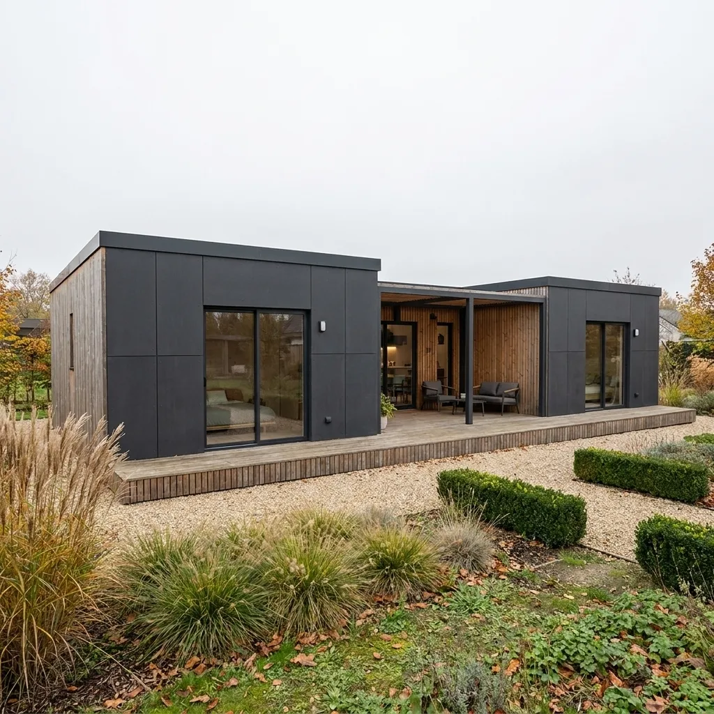 Maison ossature bois Greenkub, MI80U, 80 m², résidence principale, Sarthe