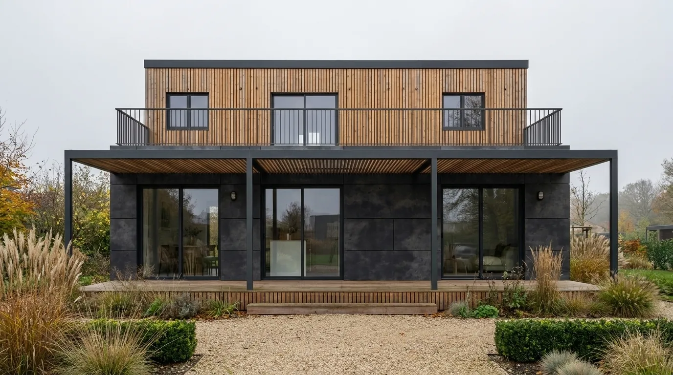 Maison ossature bois Greenkub, MI90T, 90 m², résidence principale, Loiret