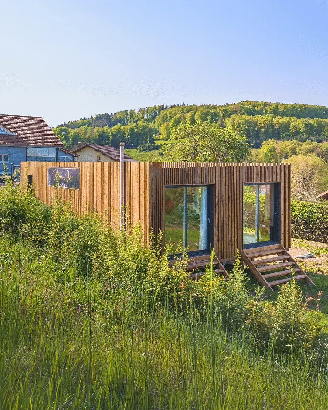 Local professionnel de 50 m², studio en ossature bois Greenkub (Hérault)