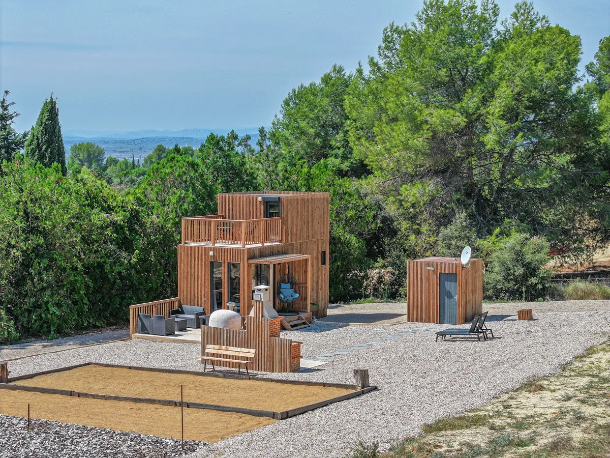 Location saisonnière de 30 m², studio en ossature bois Greenkub (Hérault)