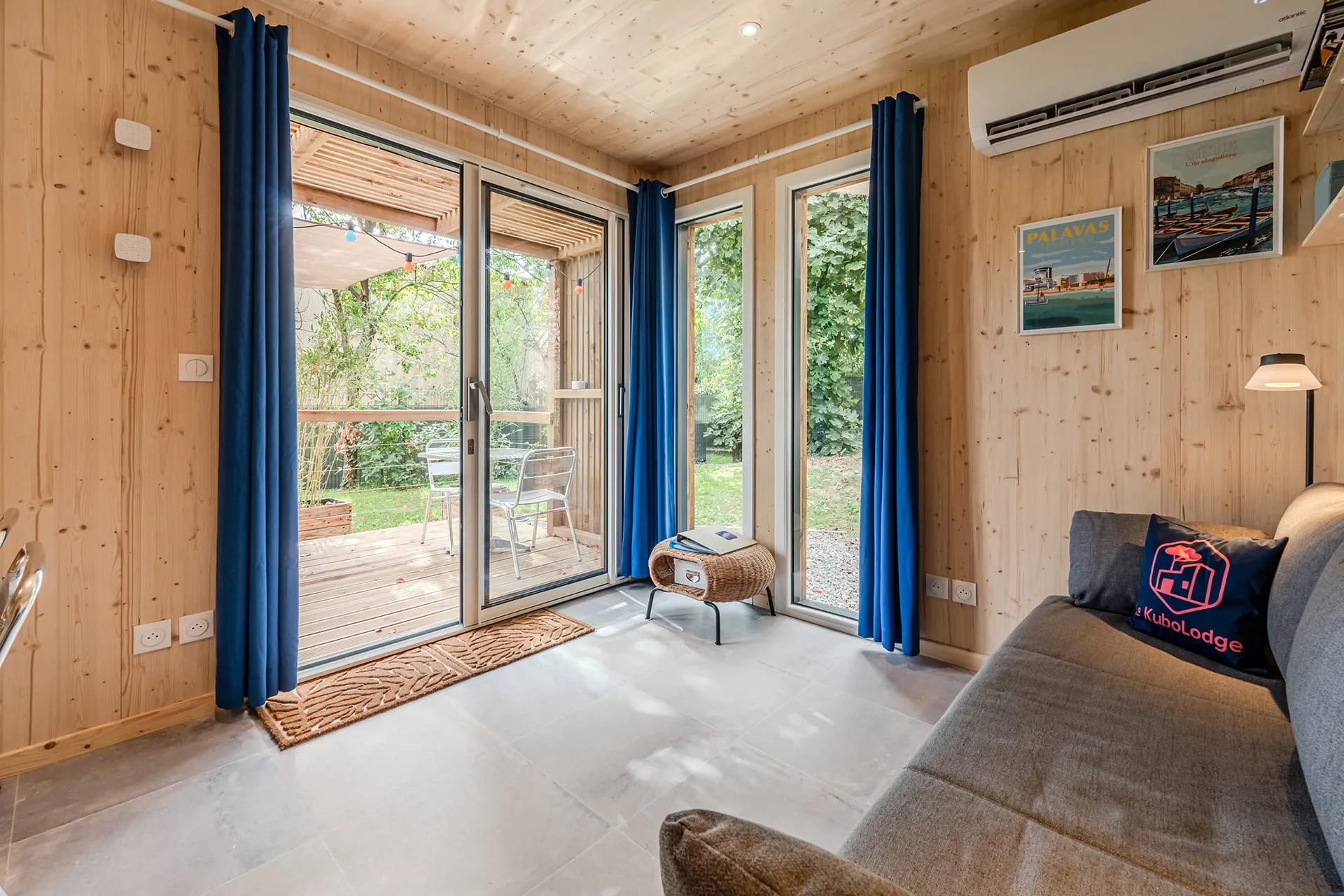 Chambre d’hôtes, studio en ossature bois Greenkub (Hérault)