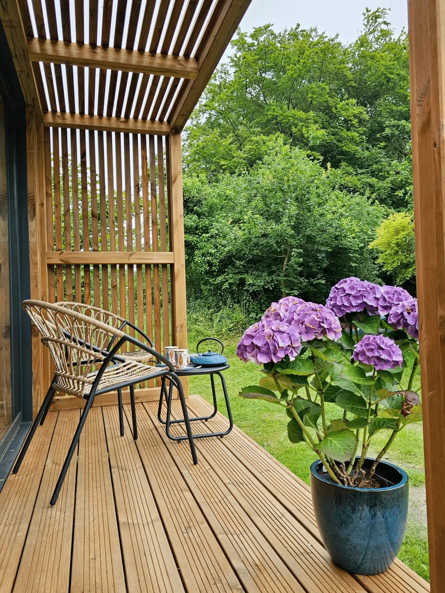 Terrasse d’un studio de jardin