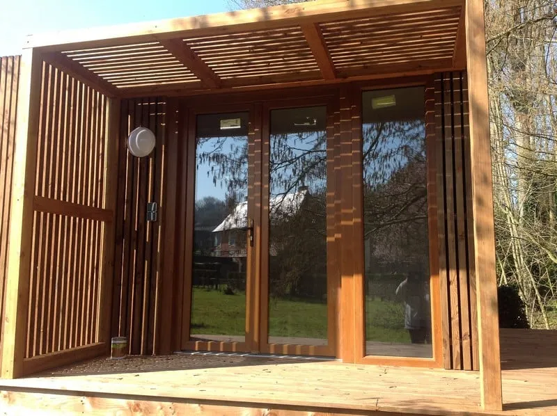 studio studios jardin 20m2 calvados terrasse