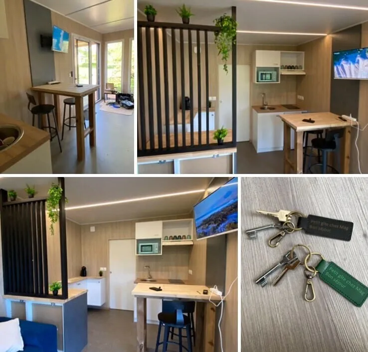 intérieur d’un studio Greenkub de 20m2