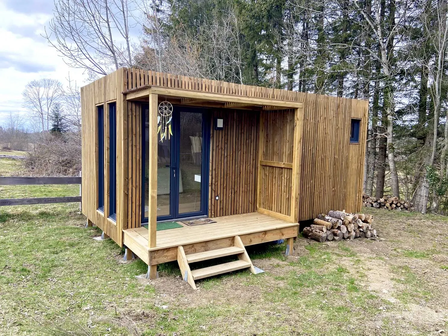 Réalisation Greenkub : studio de jardin de 20 m² en ossature bois