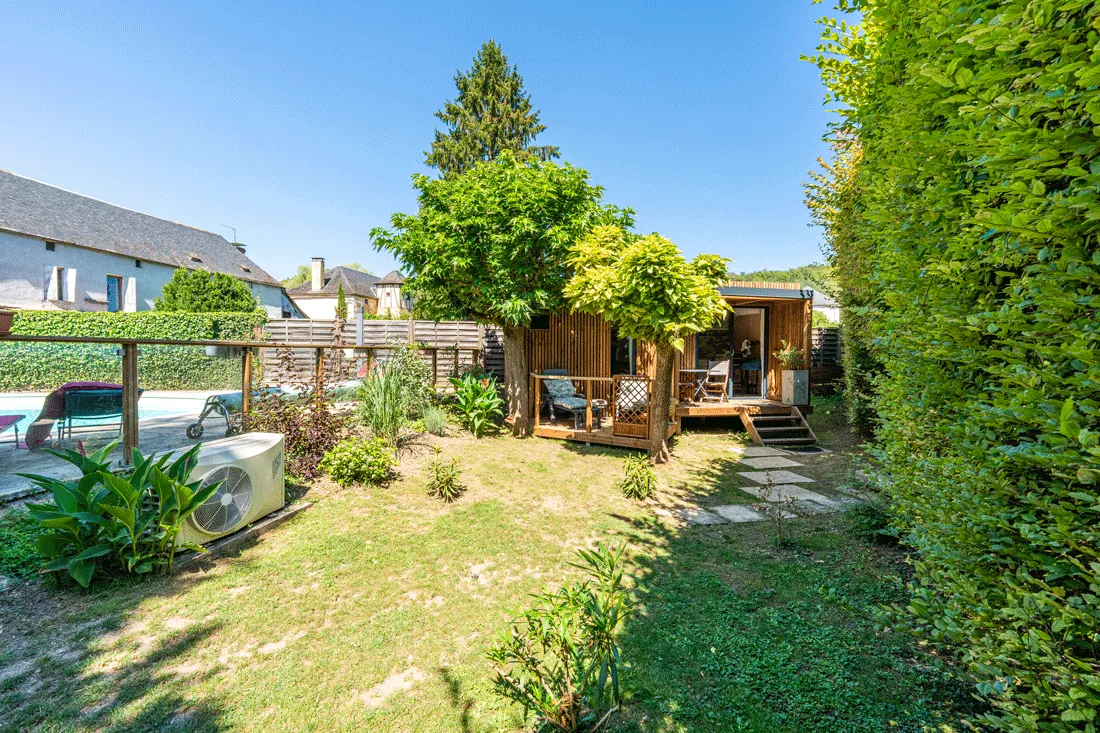 Location saisonnière de 20 m², studio en ossature bois Greenkub (Dordogne)