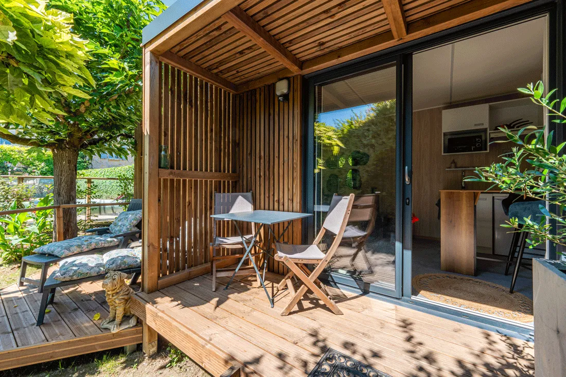 Terrasse d’une construction en bois