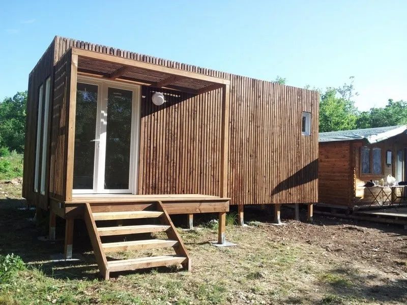 studio studios jardin 20m2 alpes de haute provence GK20 entree