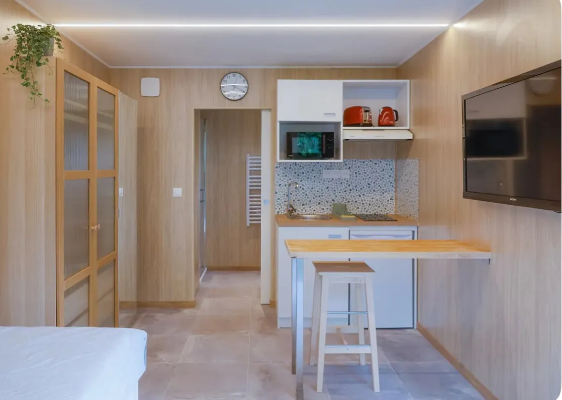 Intérieur d’un studio de jardin
