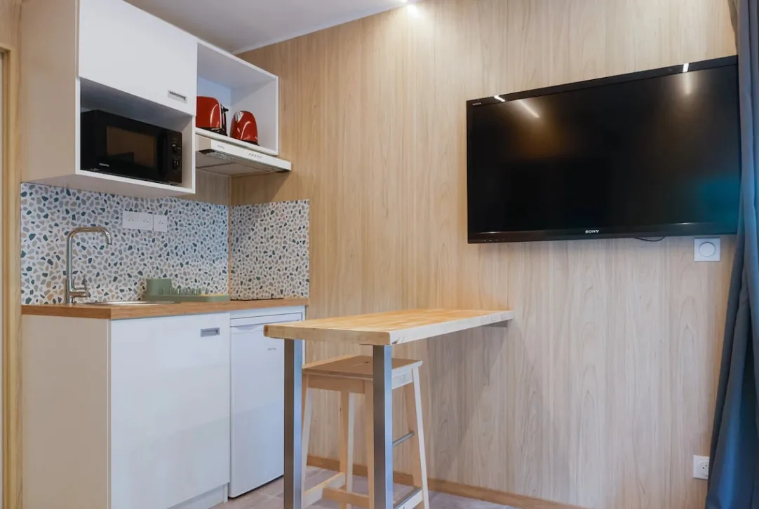 Cuisine d’un studio de jardin