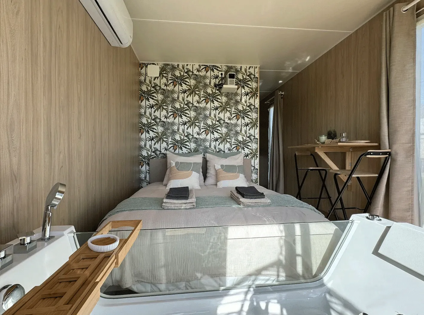 Location saisonnière de 20 m², studio en ossature bois Greenkub (Vienne)