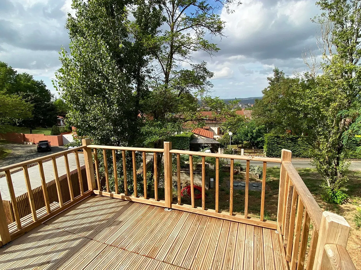 Terrasse tropézienne d’un studio