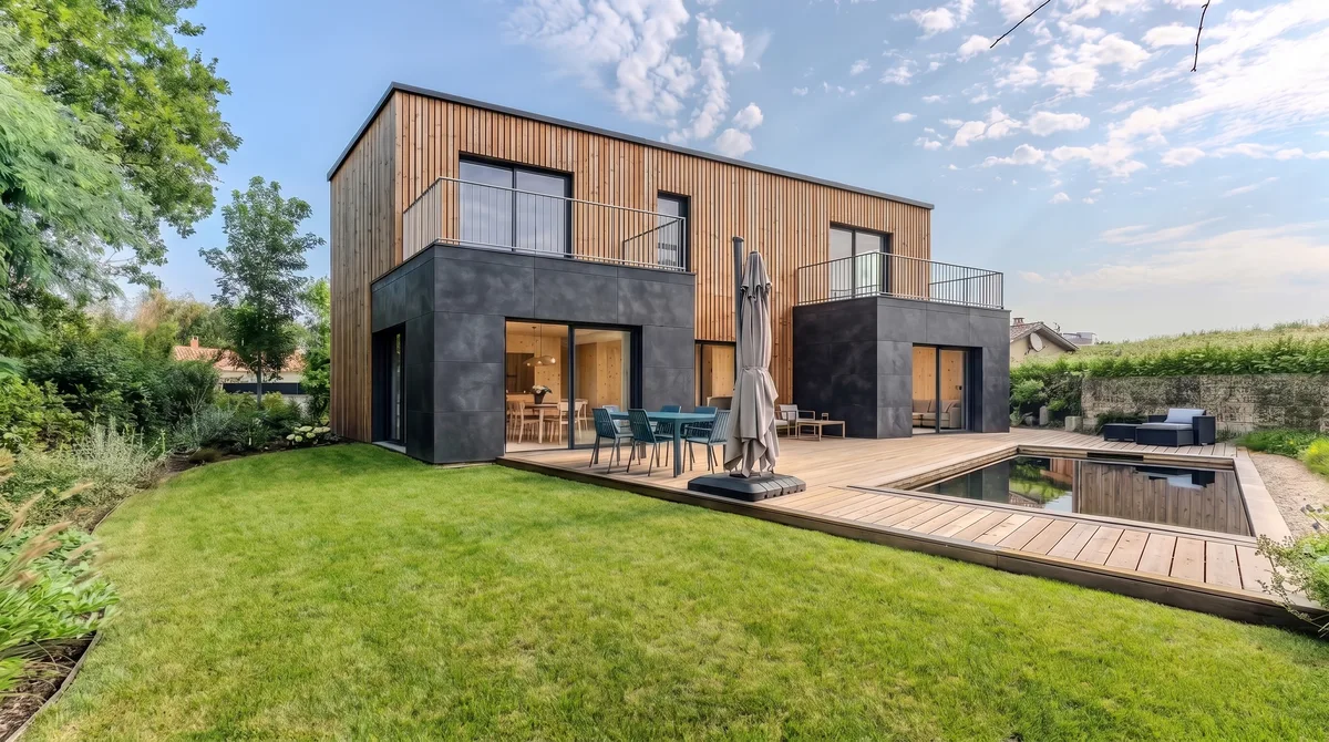 Greenkub M100UT, 100 m², à étage avec patio