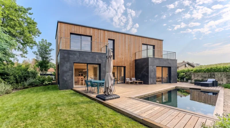 Greenkub M100UT, 100 m², à étage avec patio