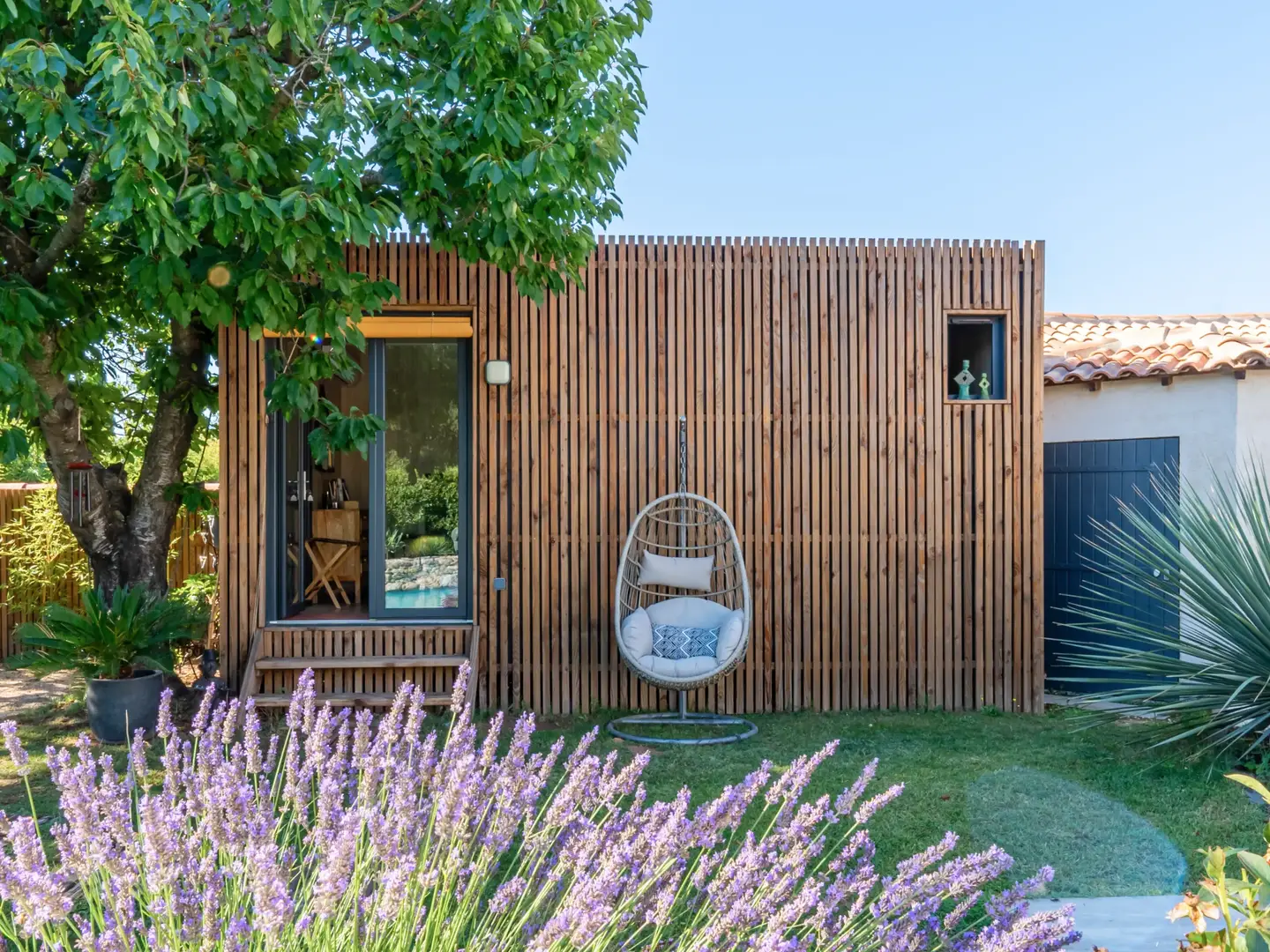 Bureau de jardin GK15 de 15 m² en ossature bois, vue extérieure