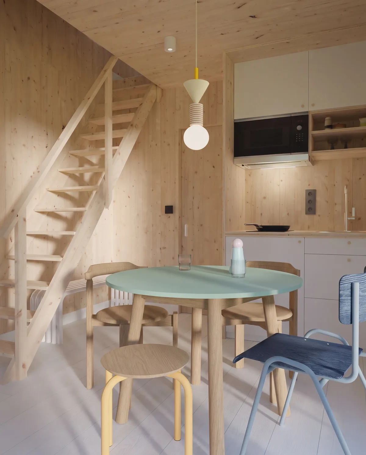 Studio Greenkub GK25T, vue intérieur