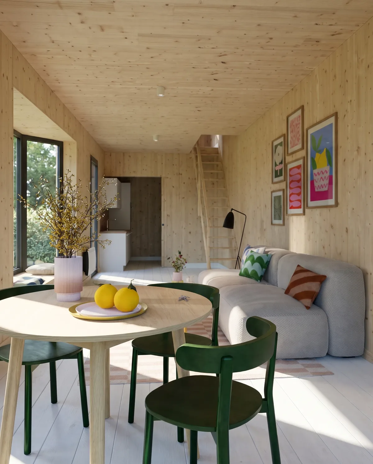Studio Greenkub GK50T, vue intérieur