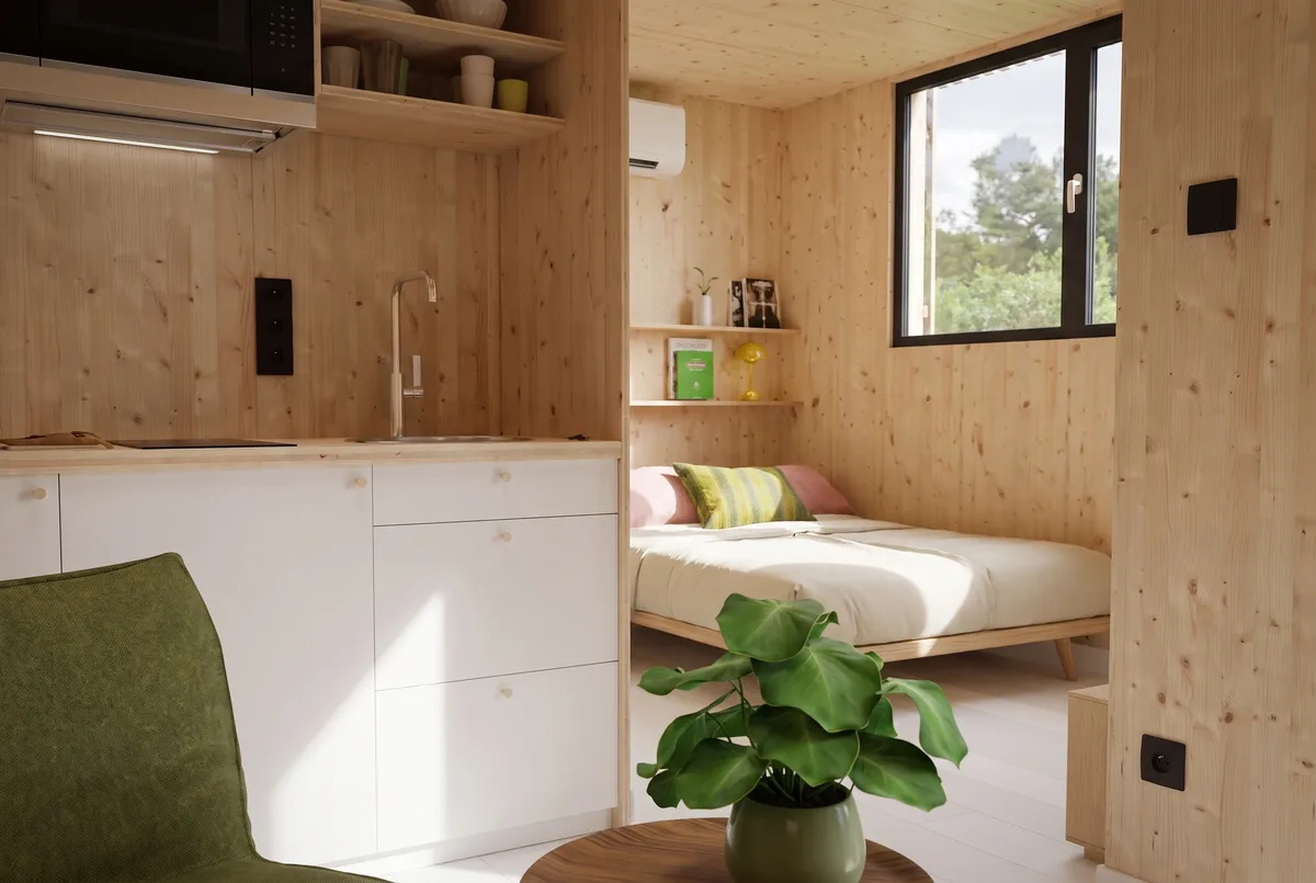Studio Greenkub RAK20, vue intérieur