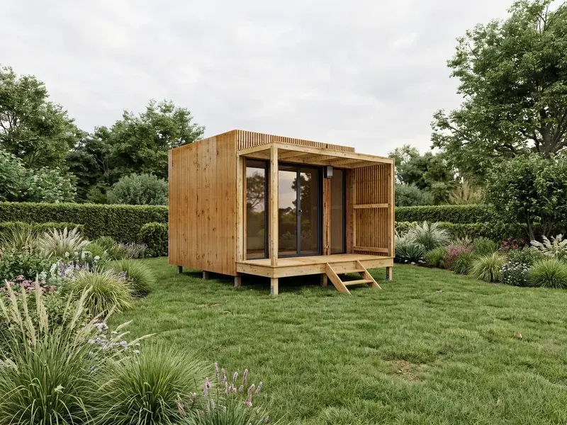 Studio de jardin GK11 de 11 m² en bois, clé en main Greenkub