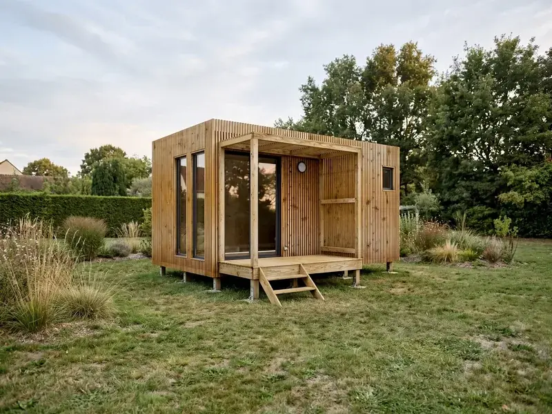 Studio de jardin GK15 de 15 m² en bois, clé en main Greenkub