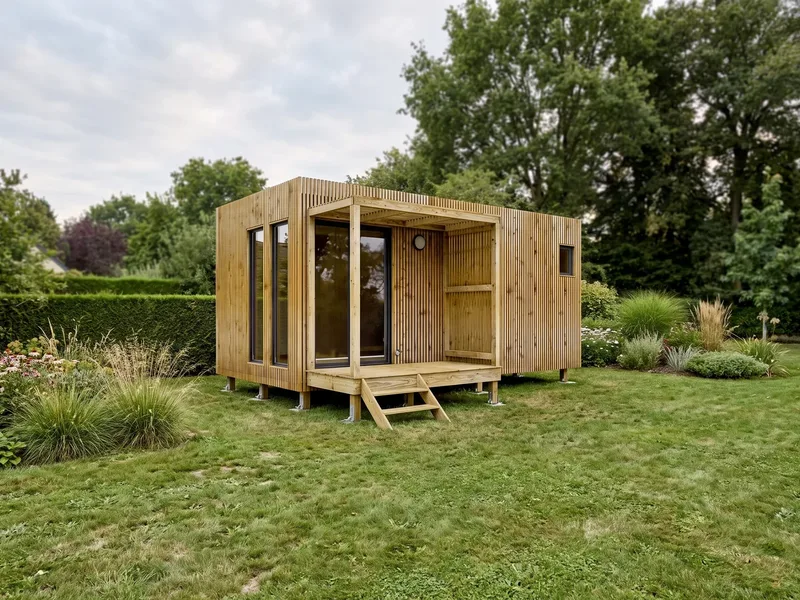 Studio de jardin GK20 de 20 m² en bois, clé en main Greenkub
