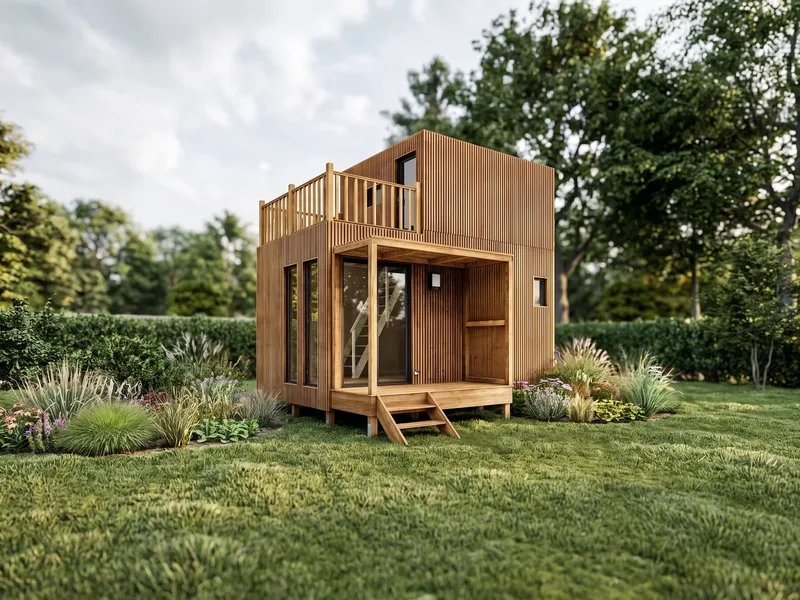 Studio de jardin GK25T de 25 m² en bois, clé en main Greenkub