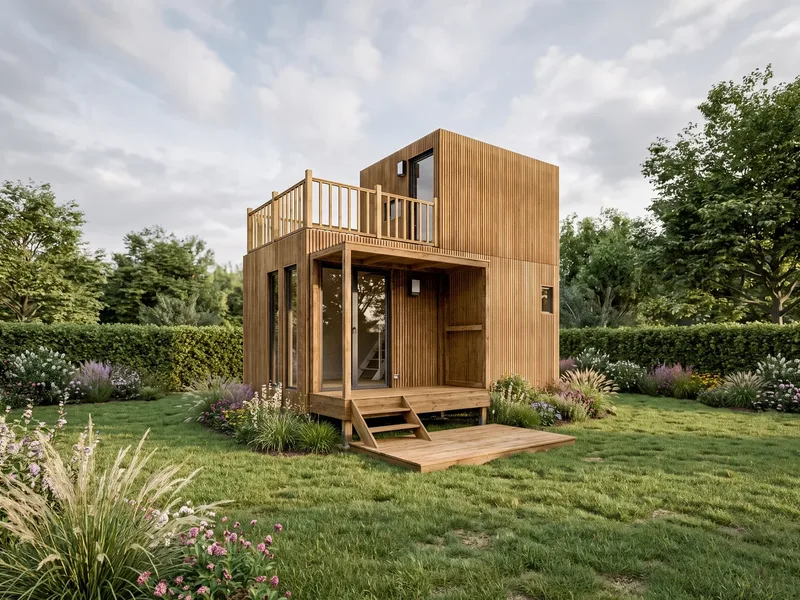 Studio de jardin GK30T de 30 m² en bois, clé en main Greenkub