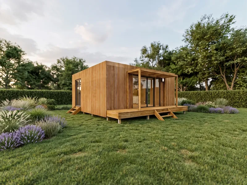 Studio de jardin GK40 de 40 m² en bois, clé en main Greenkub