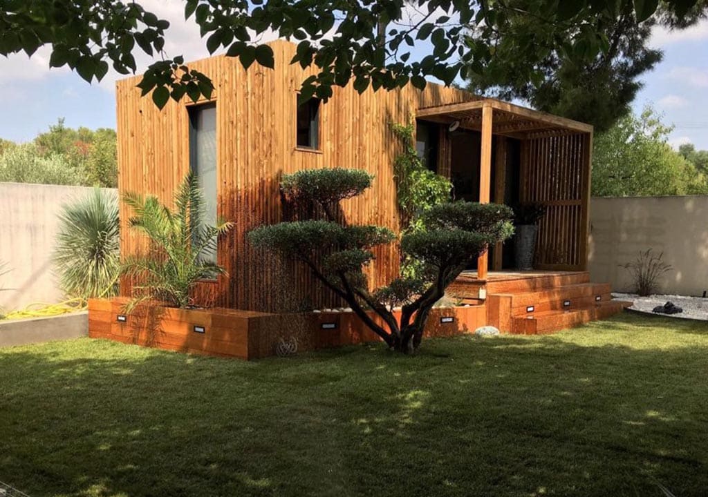bureau de jardin en kit