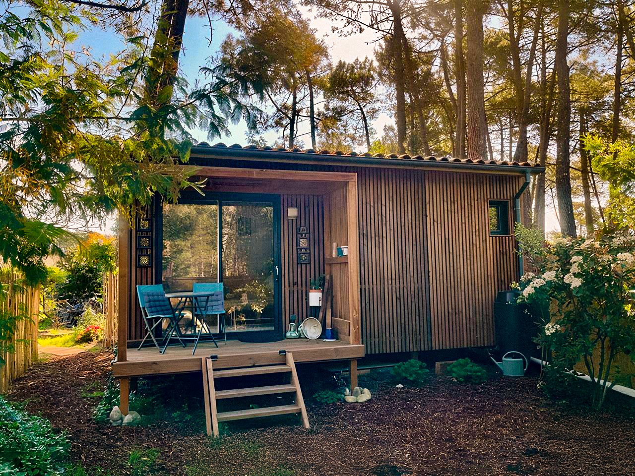 Greenkub dans les bois